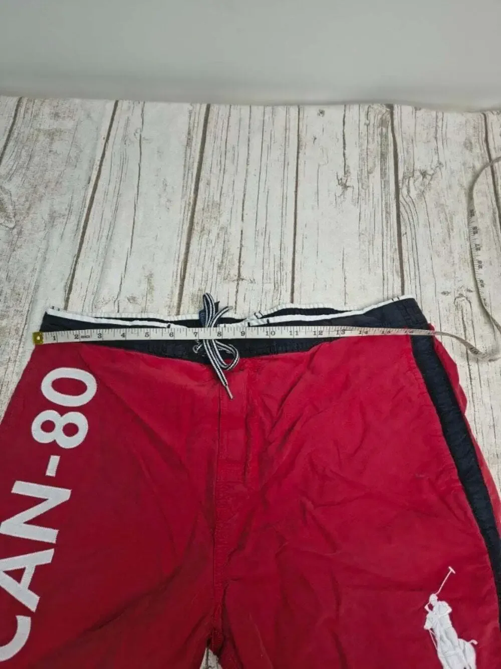 Polo Ralph Lauren Red Swim Trunks Shorts Size M